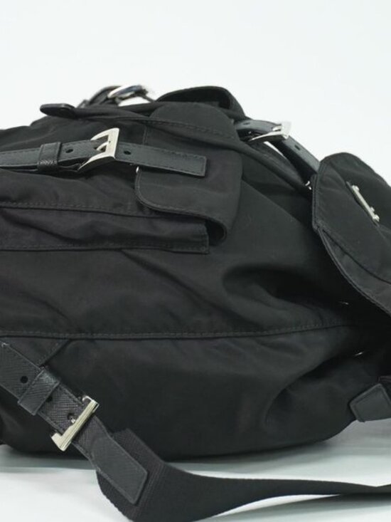 Prada Vela Backpack Nylon Black main image 8